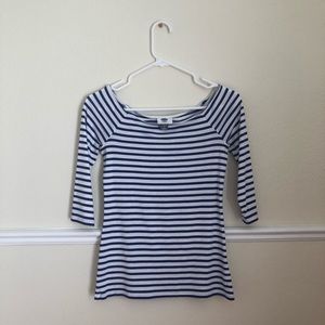 Old navy striped boat neck top
